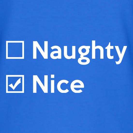 Nice Not Naughty t shirt